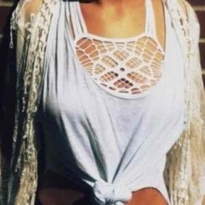 EUC LF Dreamcatcher Bralette Love Mar XS-M